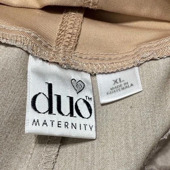 Duo Maternity Beige Pants - XL - Picture 3 of 3